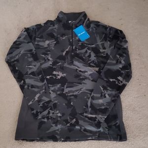 🌼Columbia Men's Camo Fleece L/S Pull Over/Top